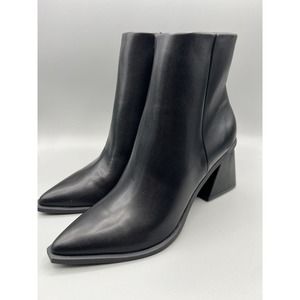 BP "Loren" Ankle Pointer Toe Boots Size 12m black pointed toe 8.5M